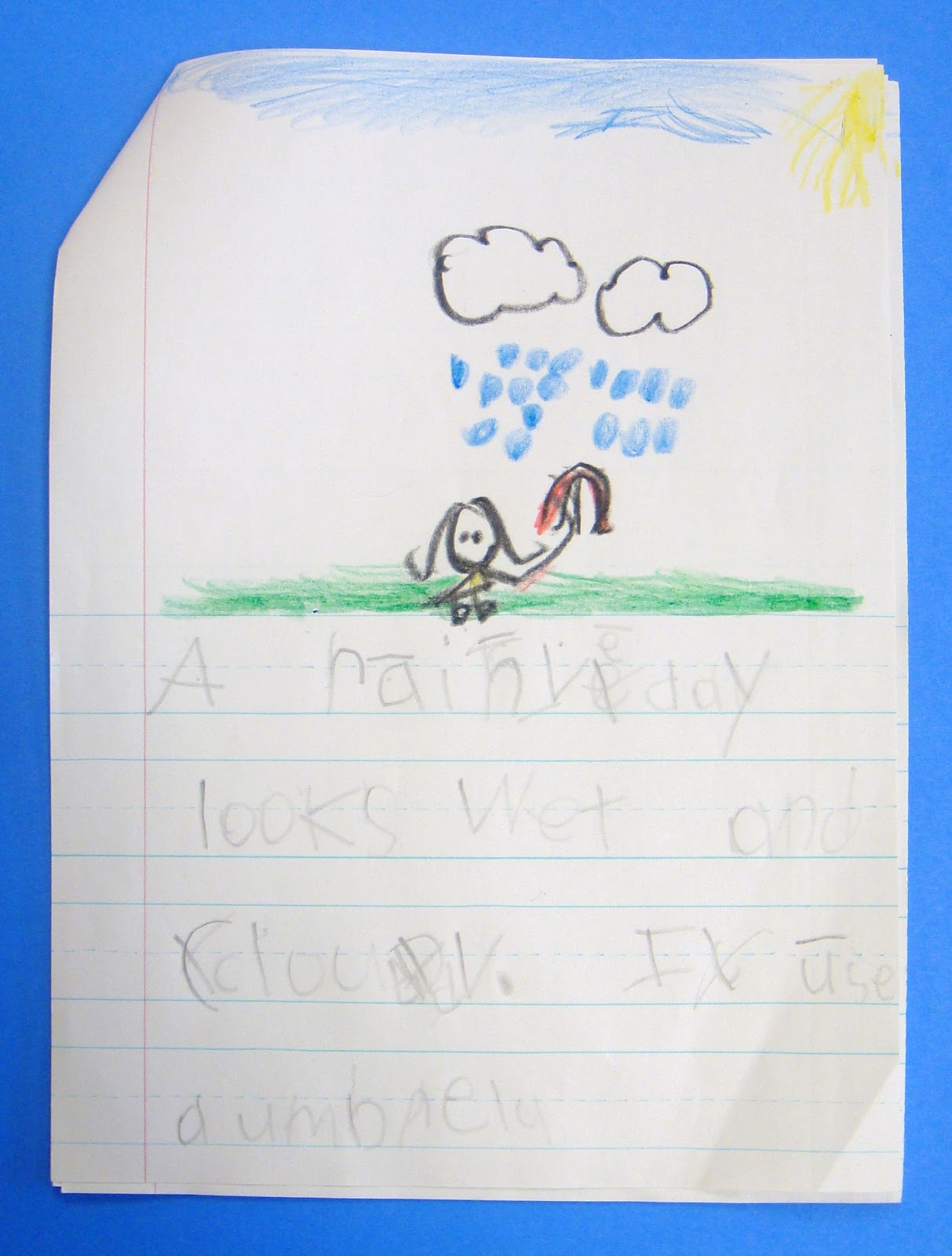 A rainy day essay for kids